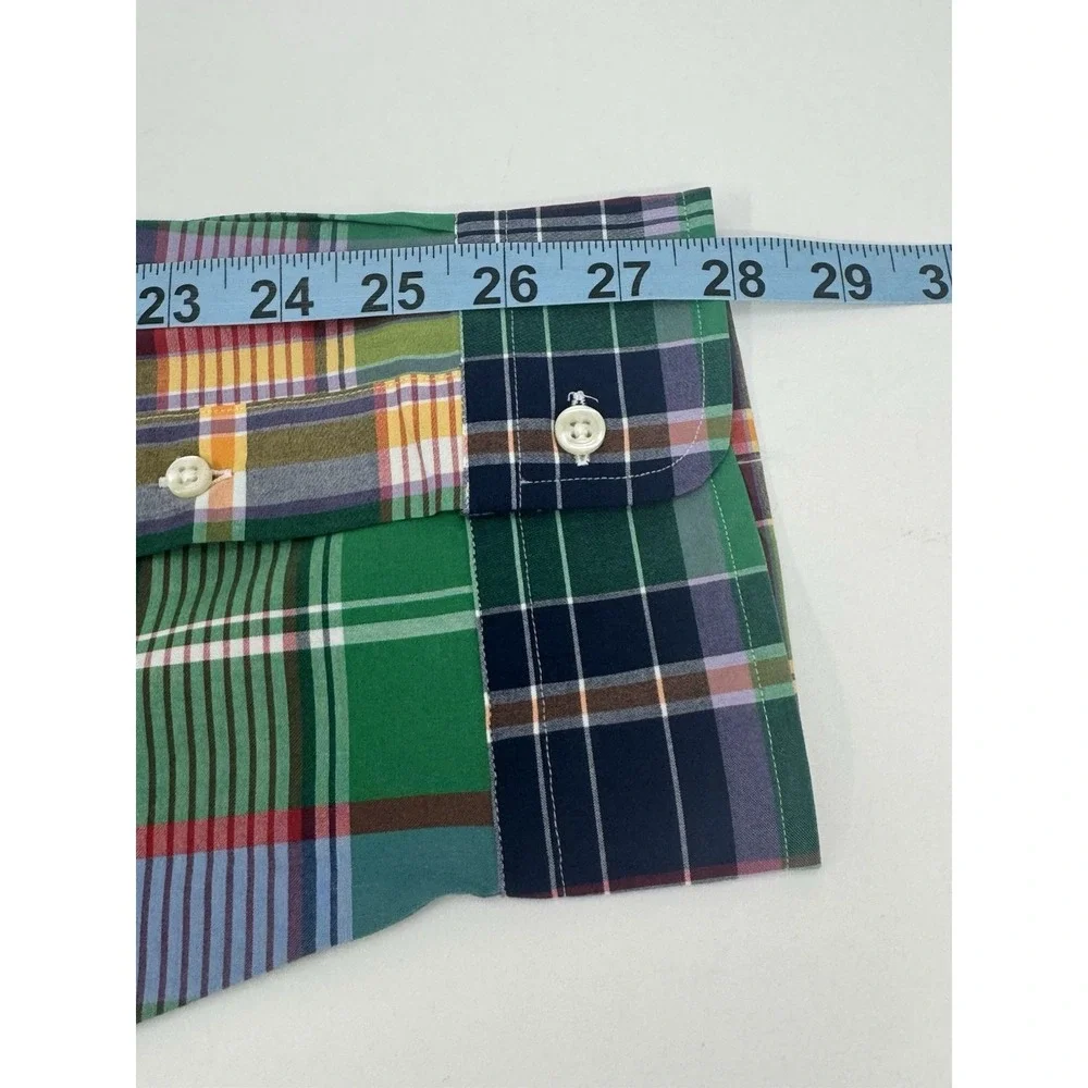 NWT Polo Ralph Lauren Stretch Cotton Plaid Classic Fit Button Down 4XB $125